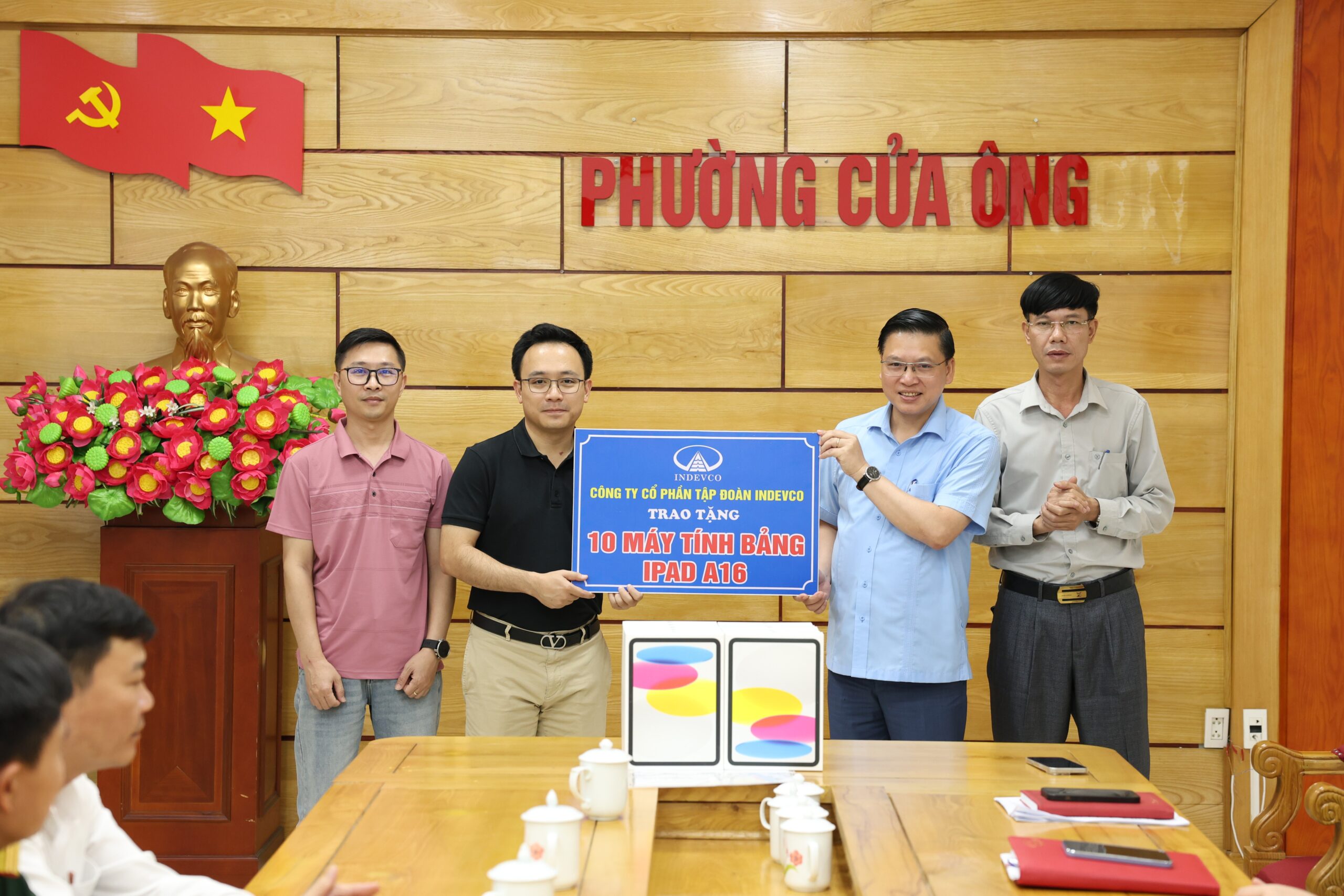 INDEVCO đồng hành cùng địa phương trong công tác chuyển đổi số